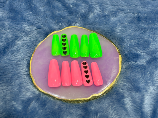 Neon Hearts